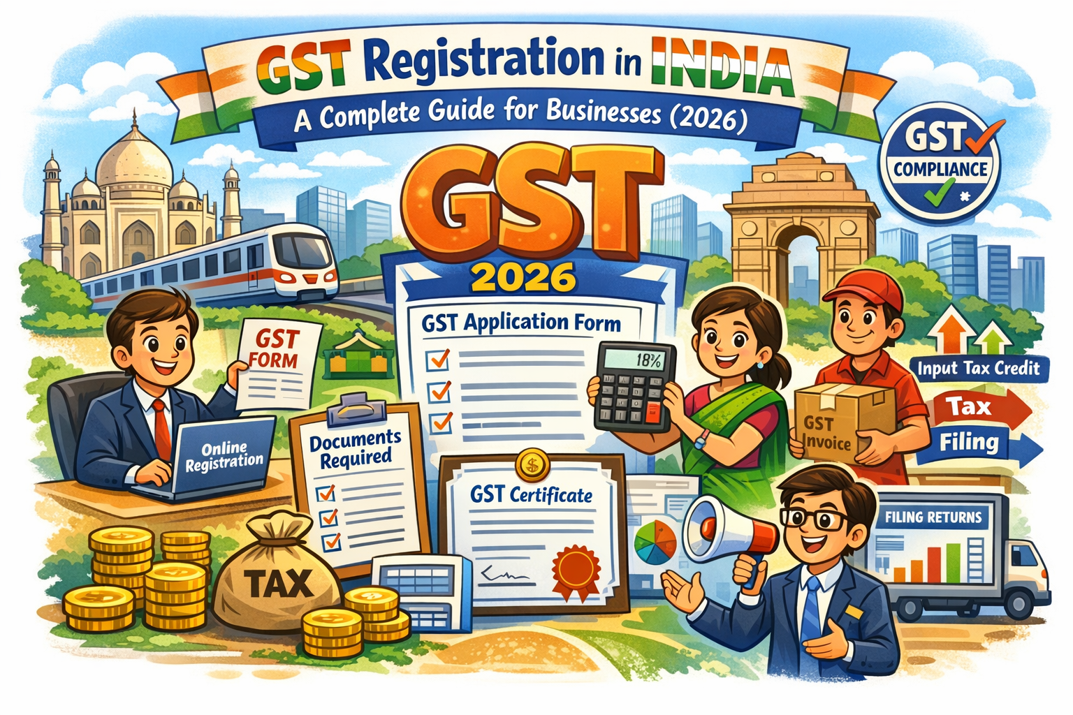 GST Registration In India: A Complete Guide For Businesses (2026)